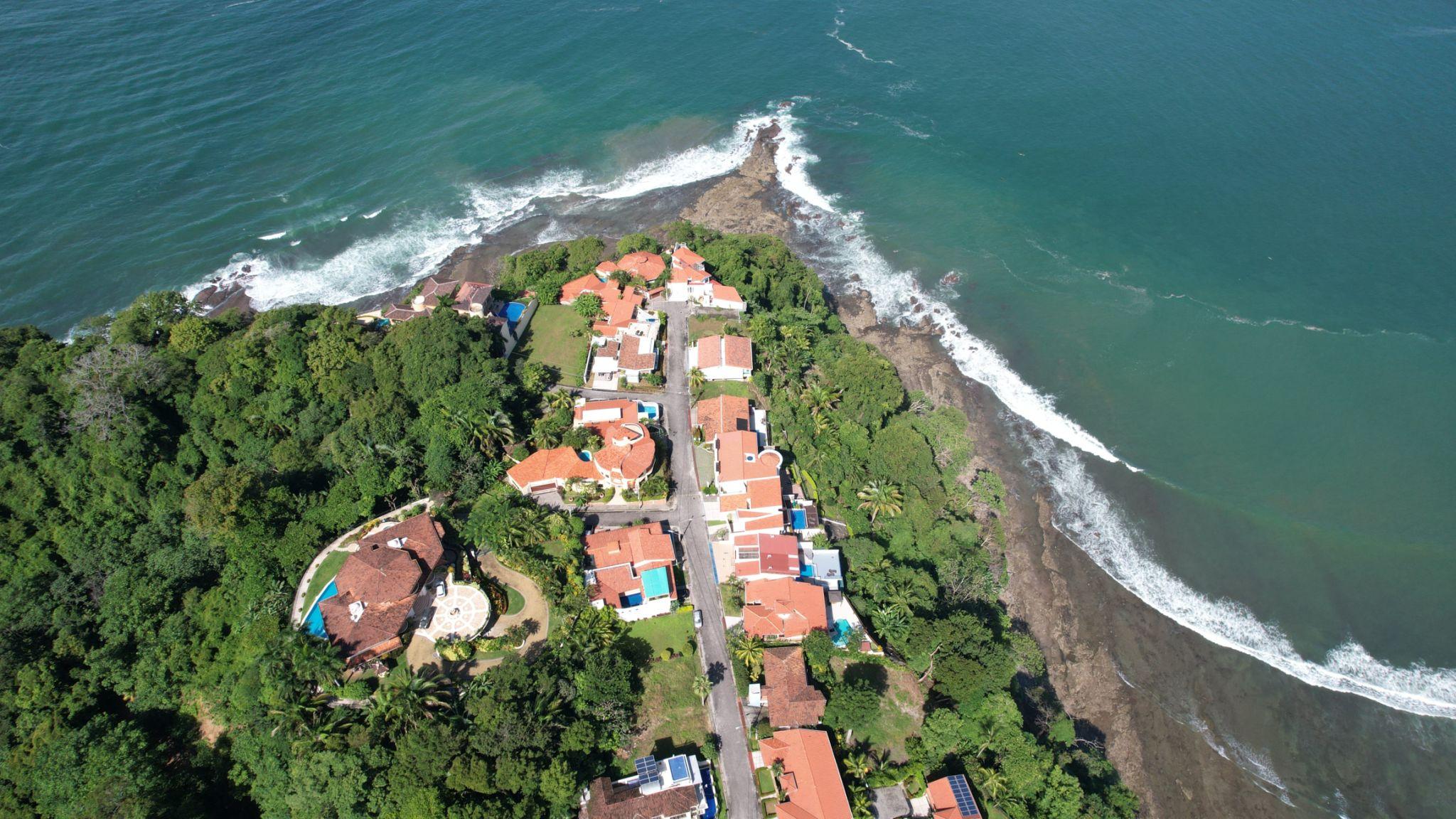 Coastal property aerial